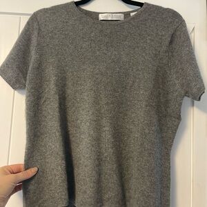 Valerie Stevens Cashmere Short Sleeve Sweater